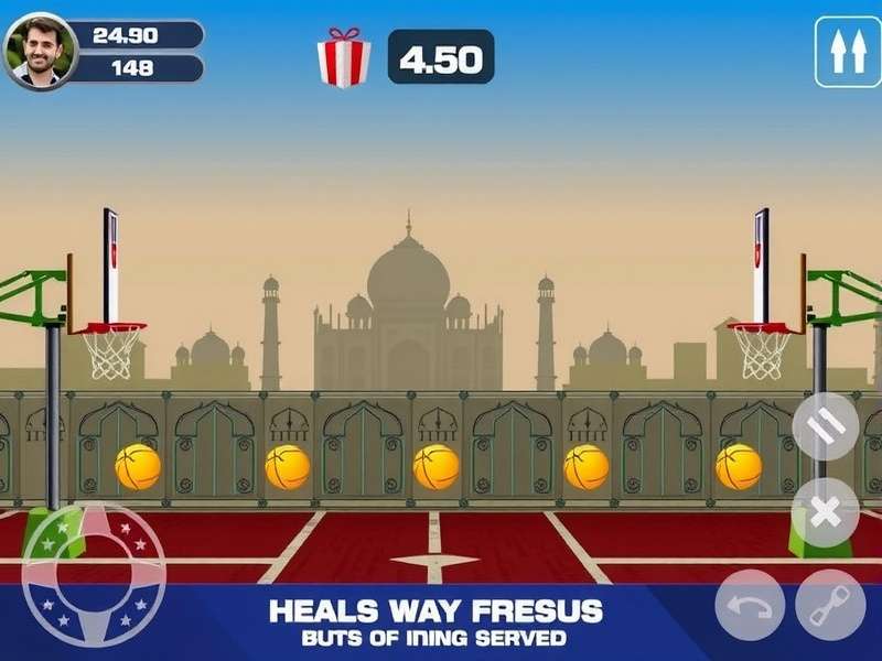 India Dunk King Gameplay Screenshot